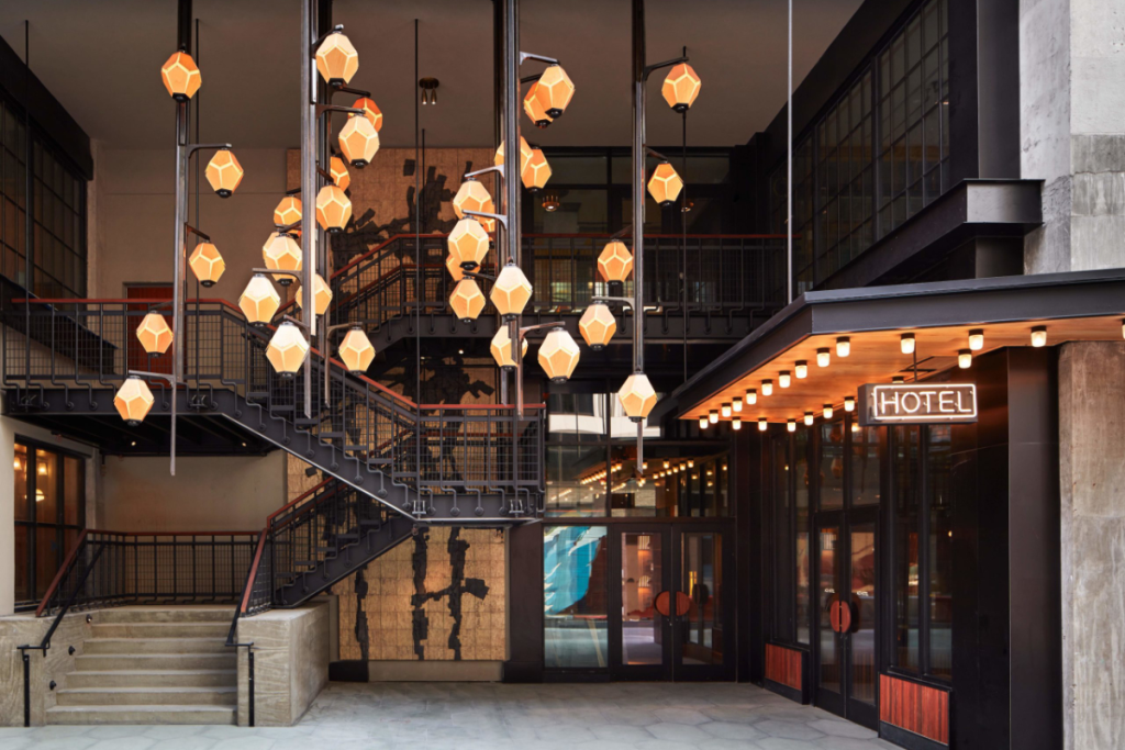 view of the entrance to an Ace Hotel