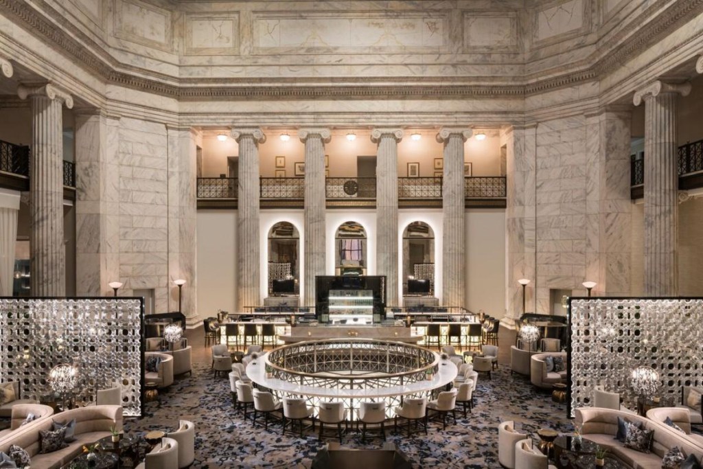 lobby of the Ritz carlton philadelphia